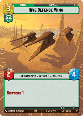 Hive Defense Wing LOF 374