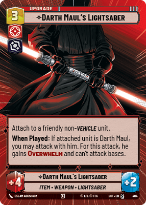 Darth Maul's Lightsaber LOF 404