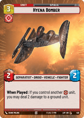 Hyena Bomber LOF 422