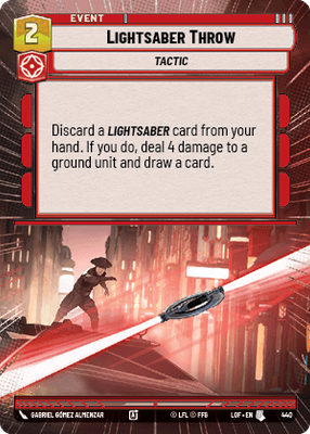 Lightsaber Throw LOF 440