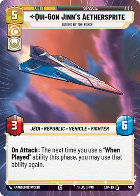 Qui-Gon Jinn's Aethersprite LOF 461