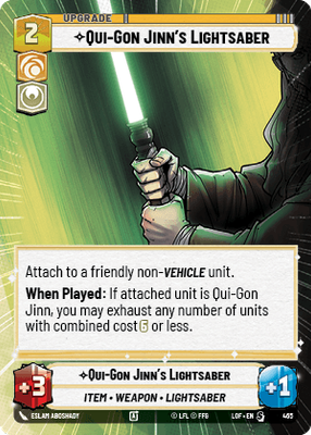 Qui-Gon Jinn's Lightsaber LOF 465