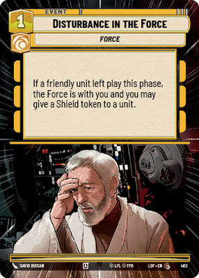 Disturbance in the Force LOF 480