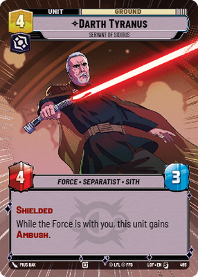 Darth Tyranus LOF 495