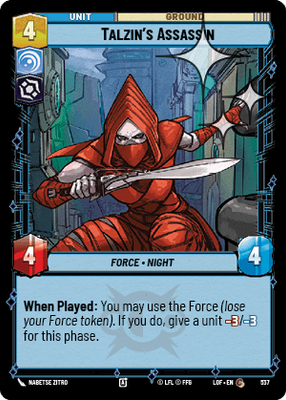 Talzin's Assassin LOF 537