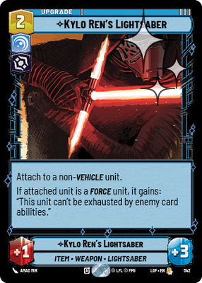 Kylo Ren's Lightsaber LOF 542