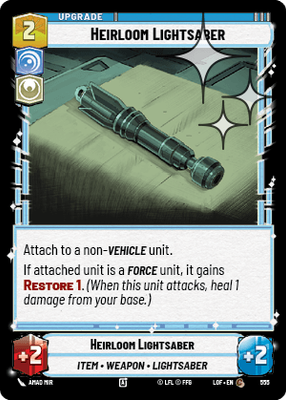 Heirloom Lightsaber LOF 555