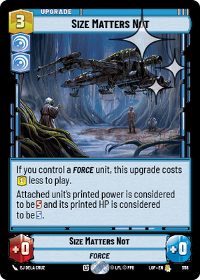 Size Matters Not LOF 558