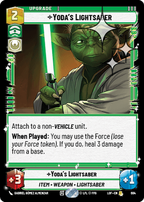 Yoda's Lightsaber LOF 604