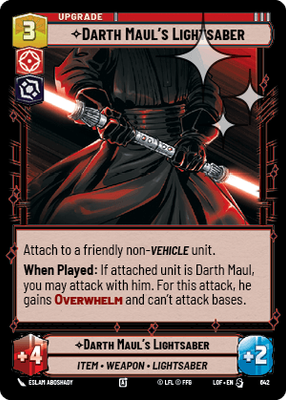 Darth Maul's Lightsaber LOF 642