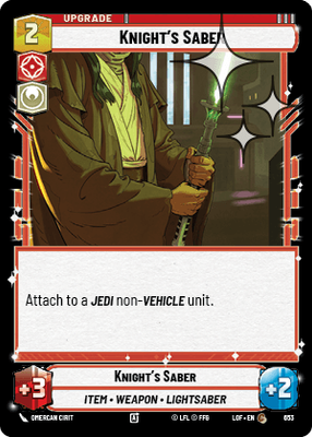 Knight's Saber LOF 653