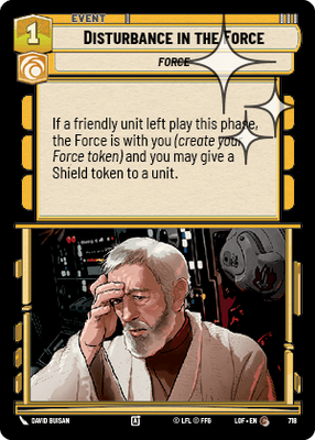 Disturbance in the Force LOF 718