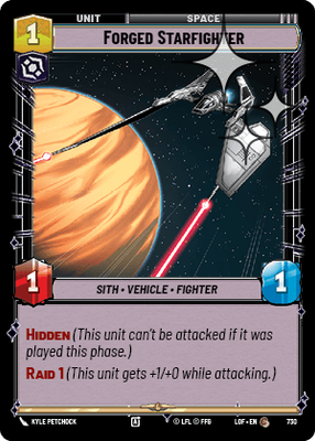 Forged Starfighter LOF 730