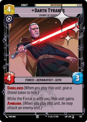Darth Tyranus LOF 733