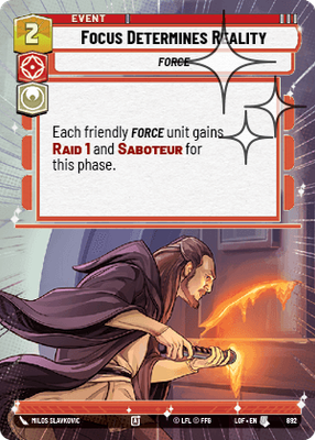 Focus Determines Reality LOF 892