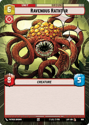 Ravenous Rathtar LOF 908