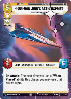 Qui-Gon Jinn's Aethersprite LOF 937