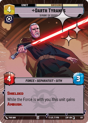Darth Tyranus LOF 971