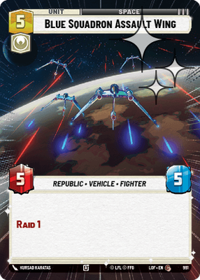 Blue Squadron Assault Wing LOF 991