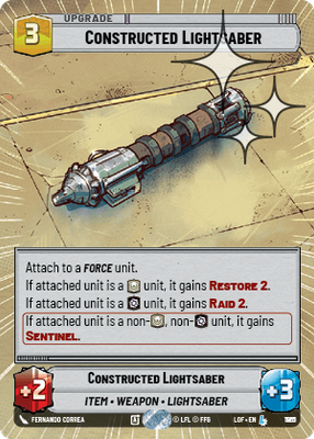 Constructed Lightsaber LOF 1001