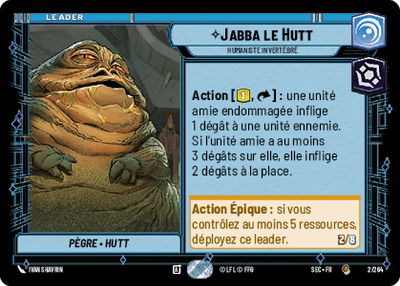 Jabba le Hutt - carte Star Wars Unlimited