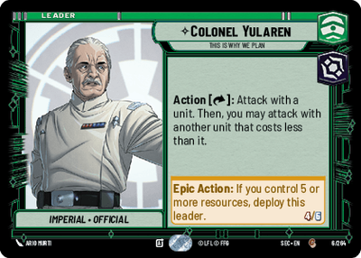 Colonel Yularen, This Is Why We Plan