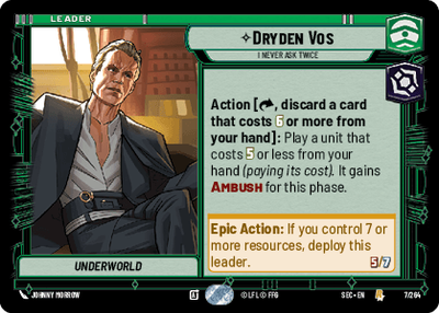Dryden Vos, I Never Ask Twice