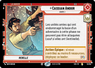 Cassian Andor - carte Star Wars Unlimited