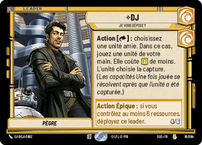 DJ - carte Star Wars Unlimited