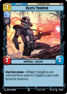 Death Trooper - carte Star Wars Unlimited