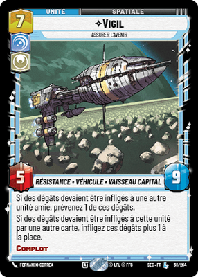 Vigil - carte Star Wars Unlimited
