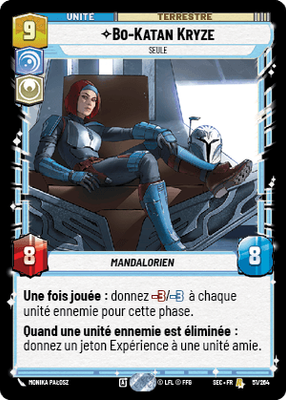Bo-Katan Kryze - carte Star Wars Unlimited