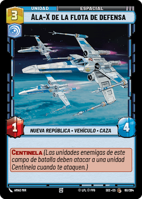 Ala-X de la flota de defensa