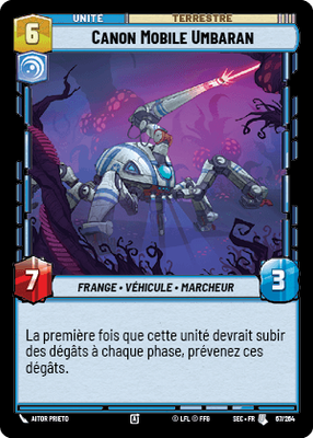 Canon Mobile Umbaran - carte Star Wars Unlimited