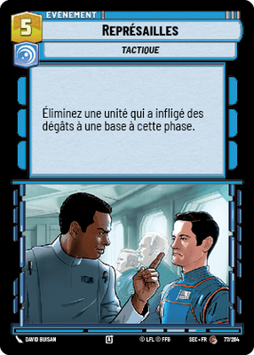 Représailles - carte Star Wars Unlimited
