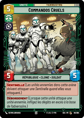 Commandos Cruels - carte Star Wars Unlimited