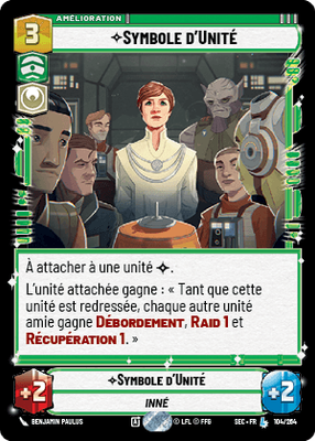 Symbole d'Unité - carte Star Wars Unlimited