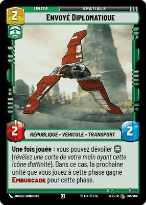 Envoyé Diplomatique - carte Star Wars Unlimited