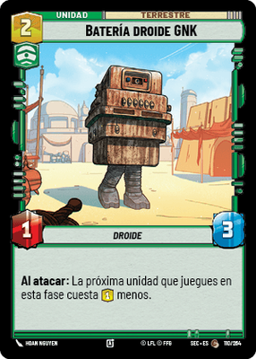Batería droide GNK