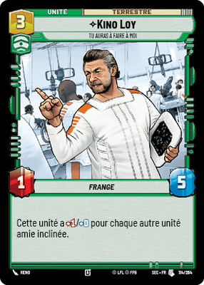 Kino Loy - carte Star Wars Unlimited