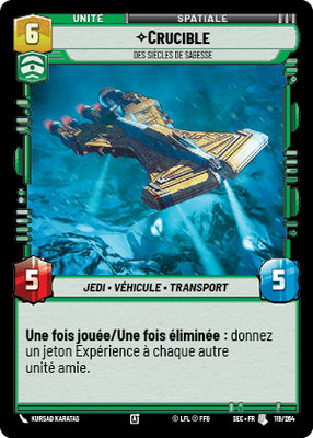 Crucible - carte Star Wars Unlimited