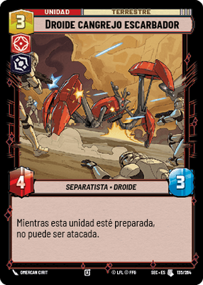 Droide cangrejo escarbador