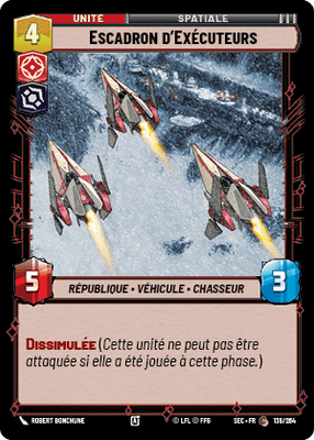 Escadron d'Exécuteurs - carte Star Wars Unlimited