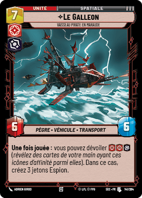 Le Galleon - carte Star Wars Unlimited