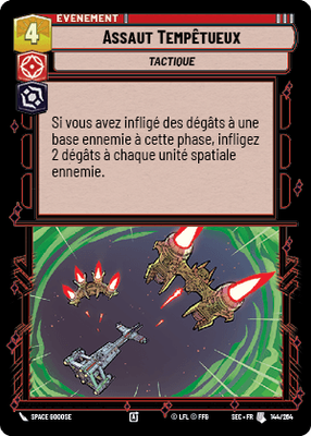 Assaut Tempêtueux - carte Star Wars Unlimited