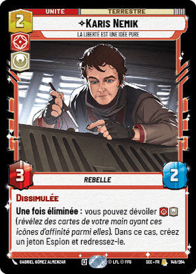 Karis Nemik - carte Star Wars Unlimited