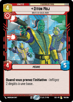 Ziton Moj - carte Star Wars Unlimited
