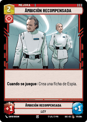 Ambición recompensada