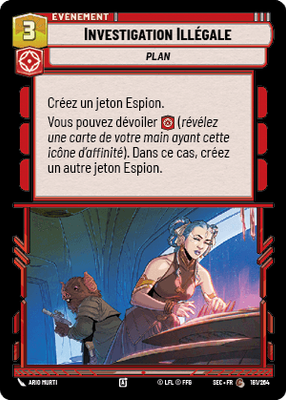 Investigation Illégale - carte Star Wars Unlimited