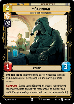 Garindan - carte Star Wars Unlimited